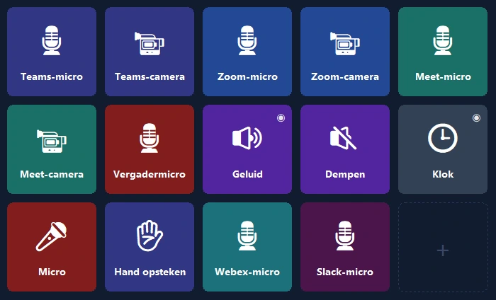 Vergaderpaneel op de telefoon