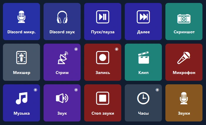 Панель на телефоне