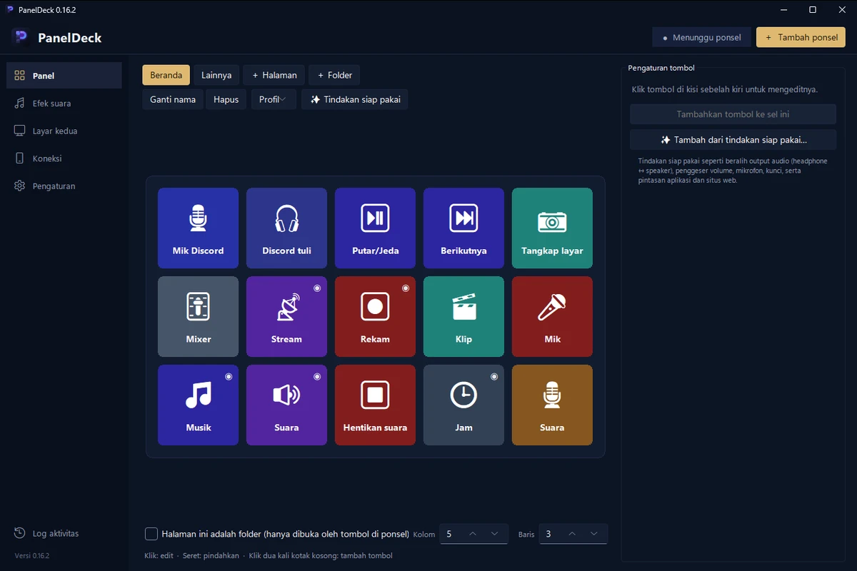 Program PanelDeck untuk Windows